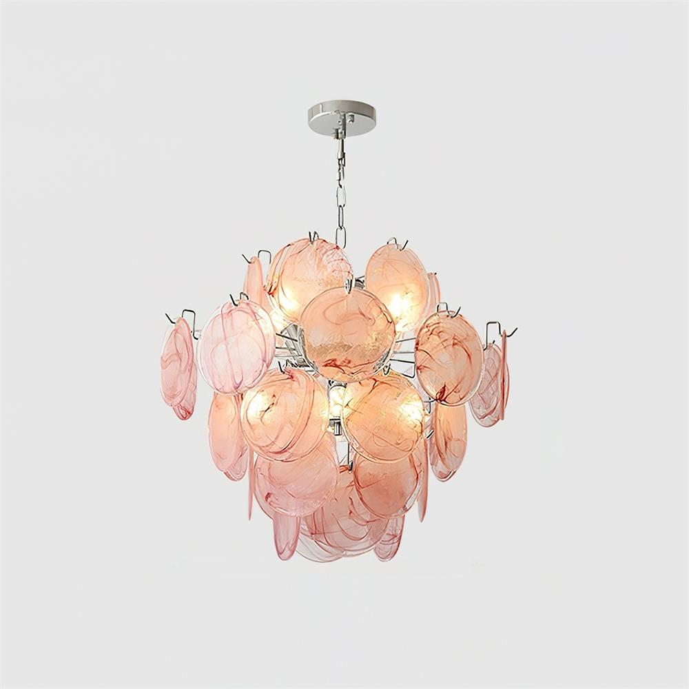 Léonie Neuvy Iridescent Glass Chandelier