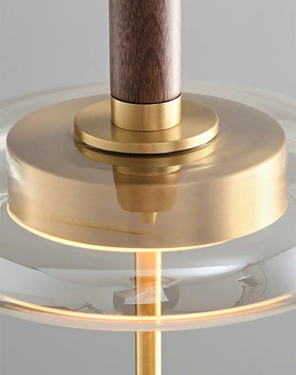 Sophie Nimbus Loft Glass Pendant Light Copper Accent Ceiling Lamp