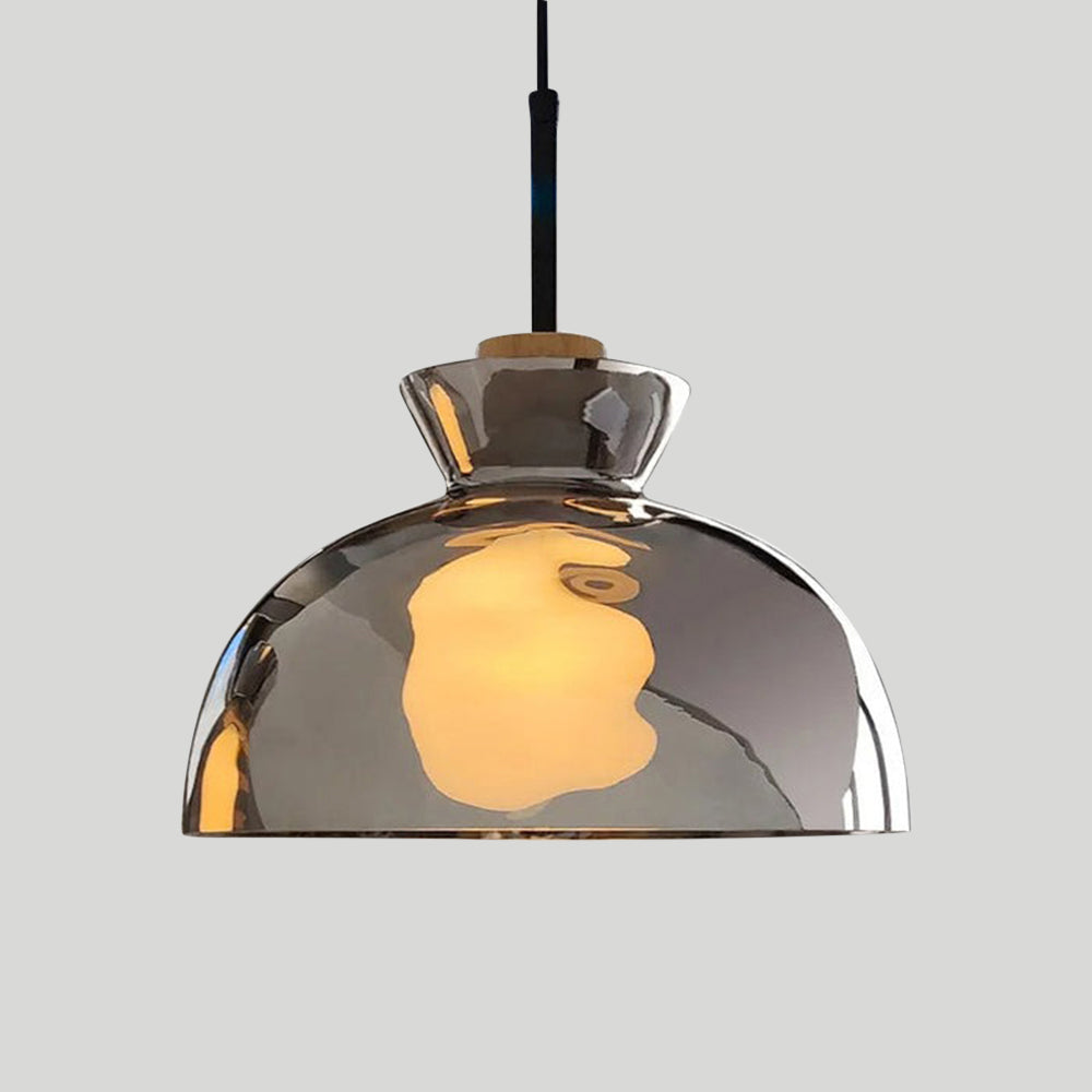 Manon Smoked Glass Sphere Pendant