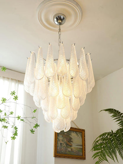 Thérèse Frosted Veil Snowfall Chandelier