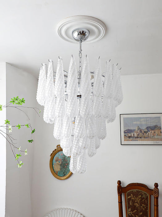 Thérèse Frosted Veil Snowfall Chandelier