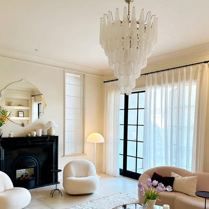 Thérèse Frosted Veil Snowfall Chandelier
