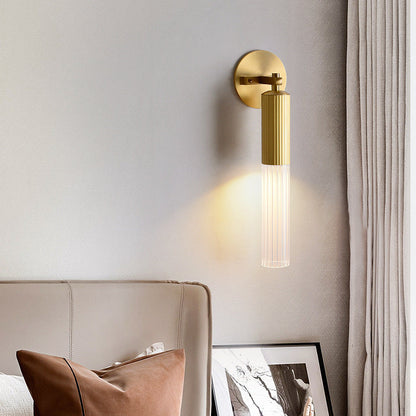 Colette Ripple Drop Tube LED Wall Lamp