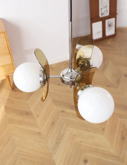 Élise Cosmo Bloom Mid-Century Glass Chandelier
