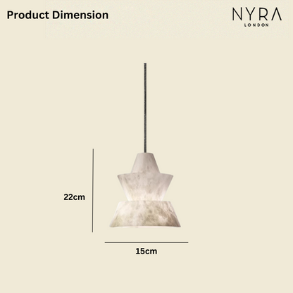 Eloise Alabaster Marble Pendant Light