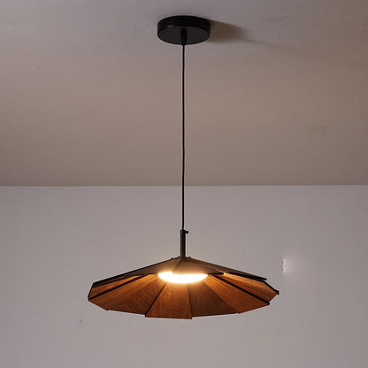 Élise Origami Wood & Bamboo Pendant Lamp