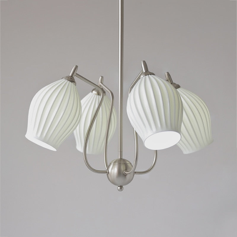 Camille Paola Ceramic Minimalist LED Chandelier