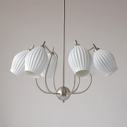 Camille Paola Ceramic Minimalist LED Chandelier