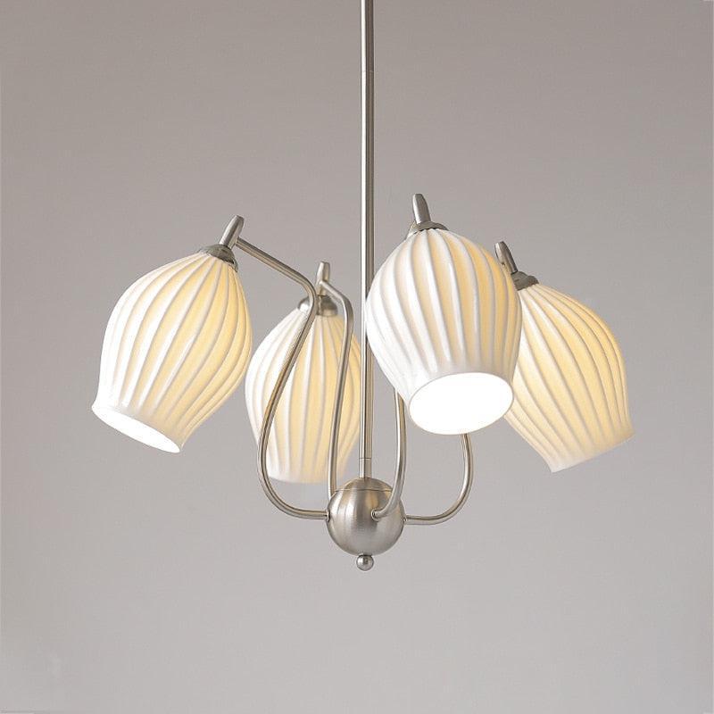 Camille Paola Ceramic Minimalist LED Chandelier
