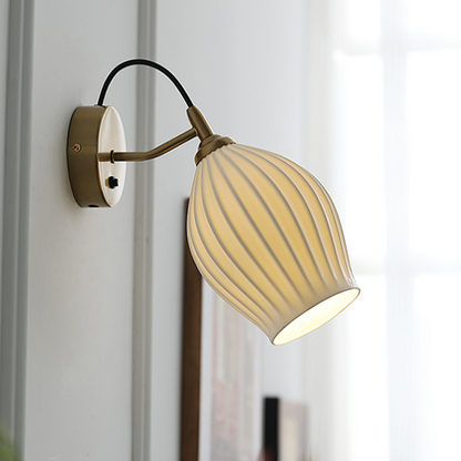 Sophie Ceramic Minimalist Wall Sconce