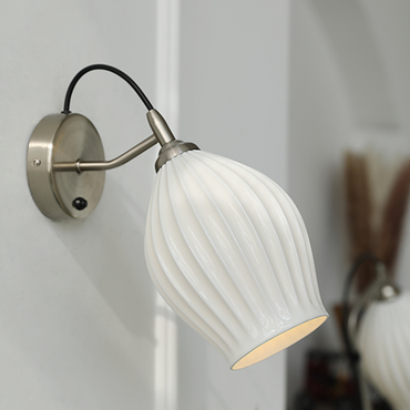 Sophie Ceramic Minimalist Wall Sconce