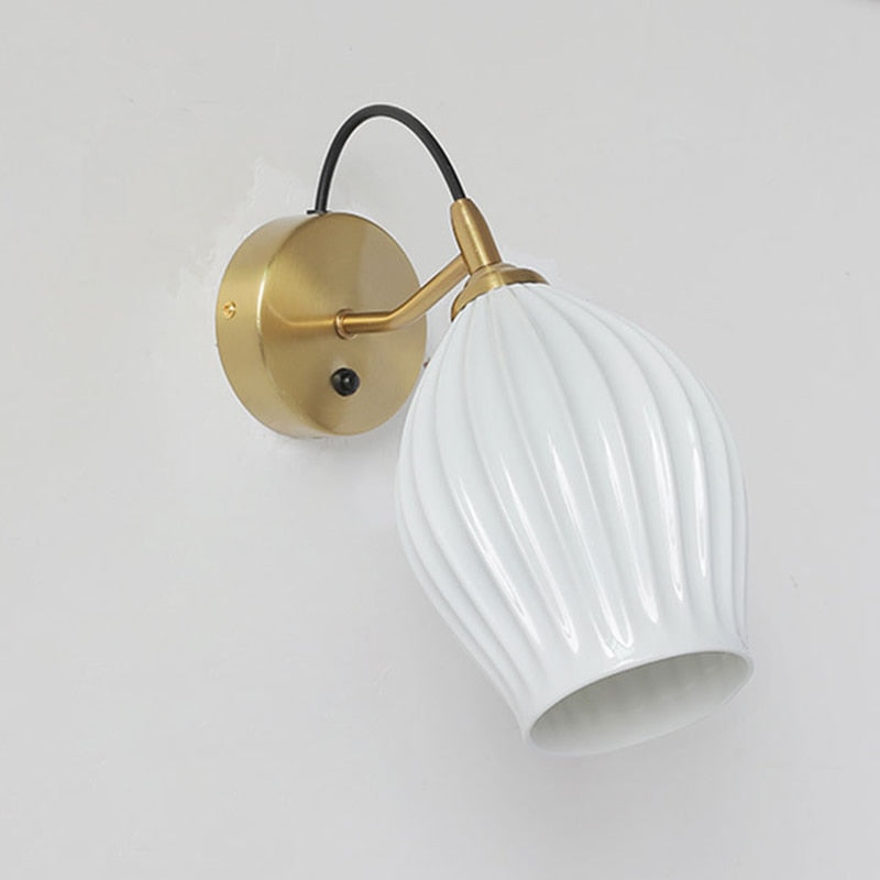 Sophie Ceramic Minimalist Wall Sconce
