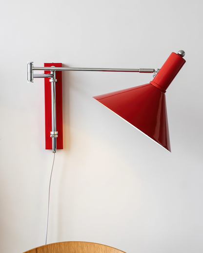 Céline Peak Plug-In Wall Lamp with Adjustable Swivel