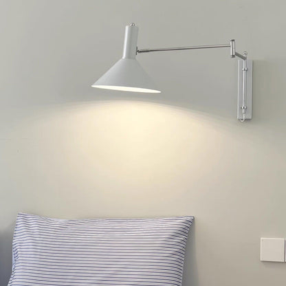 Céline Peak Plug-In Wall Lamp with Adjustable Swivel