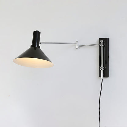 Céline Peak Plug-In Wall Lamp with Adjustable Swivel