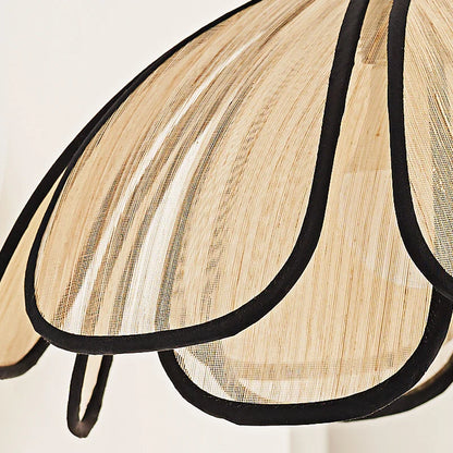 Élise Petal Bloom Wall Lamp Floral Fiber Shade Sconce Light