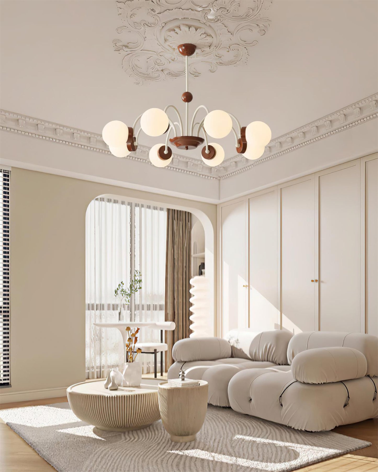 Colette Orb Glass Chandelier