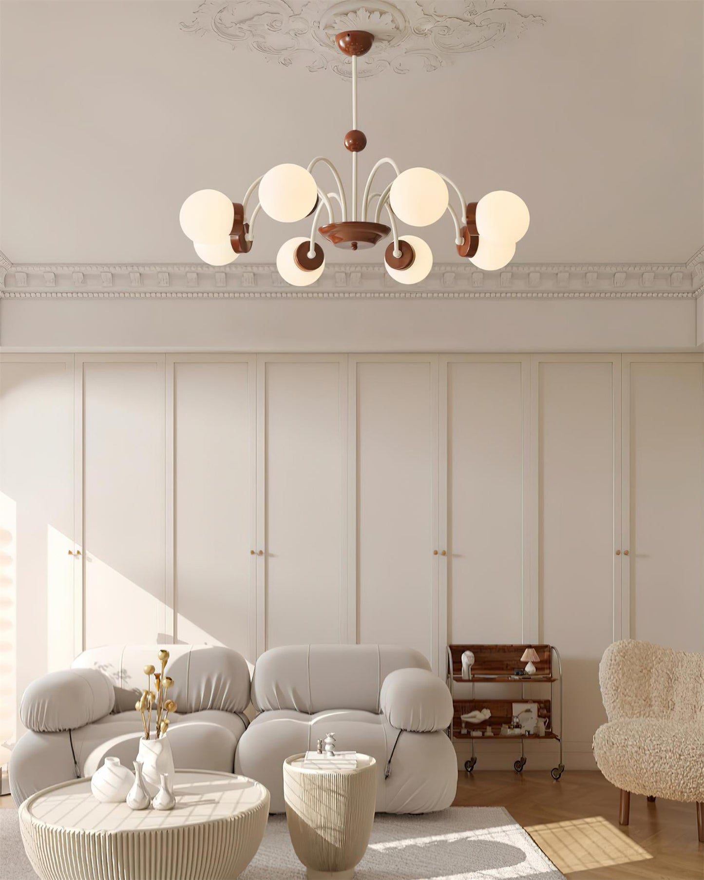 Colette Orb Glass Chandelier
