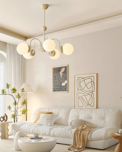 Colette Orb Glass Chandelier