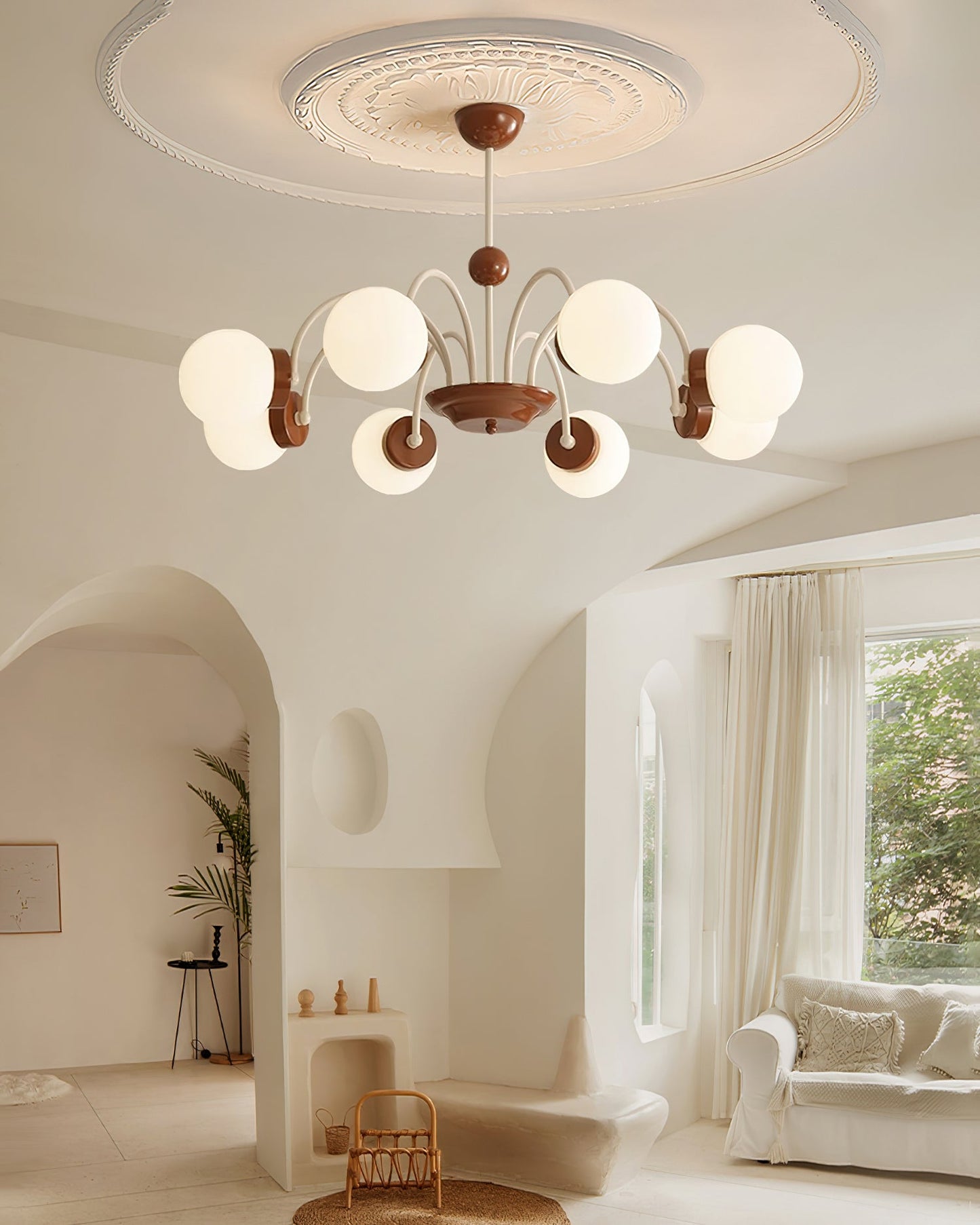 Colette Orb Glass Chandelier