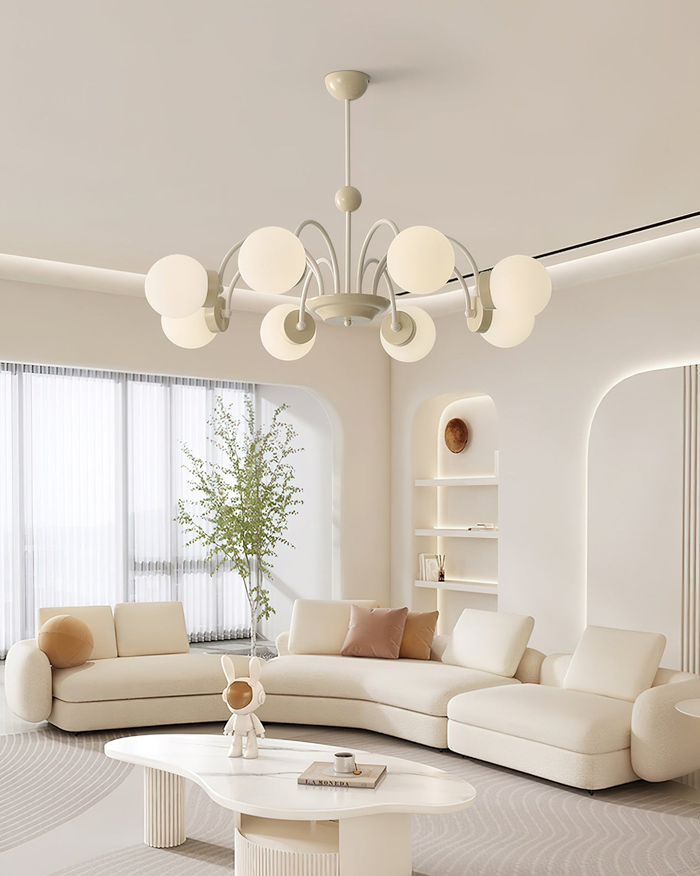 Colette Orb Glass Chandelier