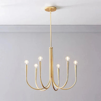 Élise Pristine Metal Chandelier Light