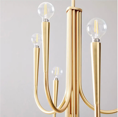 Élise Pristine Metal Chandelier Light