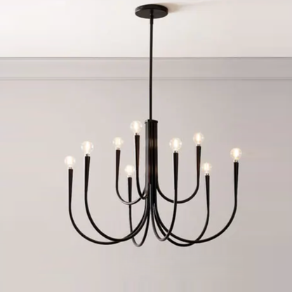 Élise Pristine Metal Chandelier Light