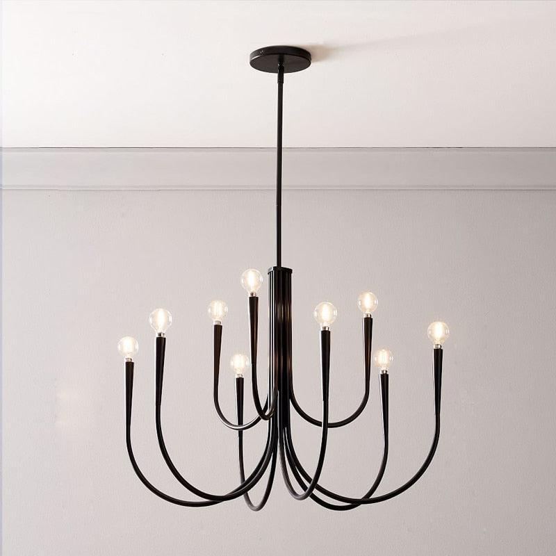 Élise Pristine Metal Chandelier Light