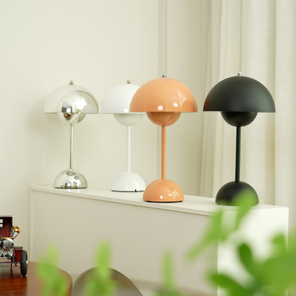 Élodie Rechargeable LED Desk Lamp with Double Sphere Design
