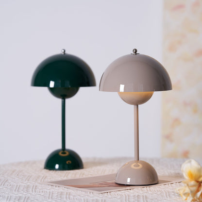 Élodie Rechargeable LED Desk Lamp with Double Sphere Design