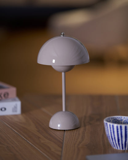 Élodie Rechargeable LED Desk Lamp with Double Sphere Design