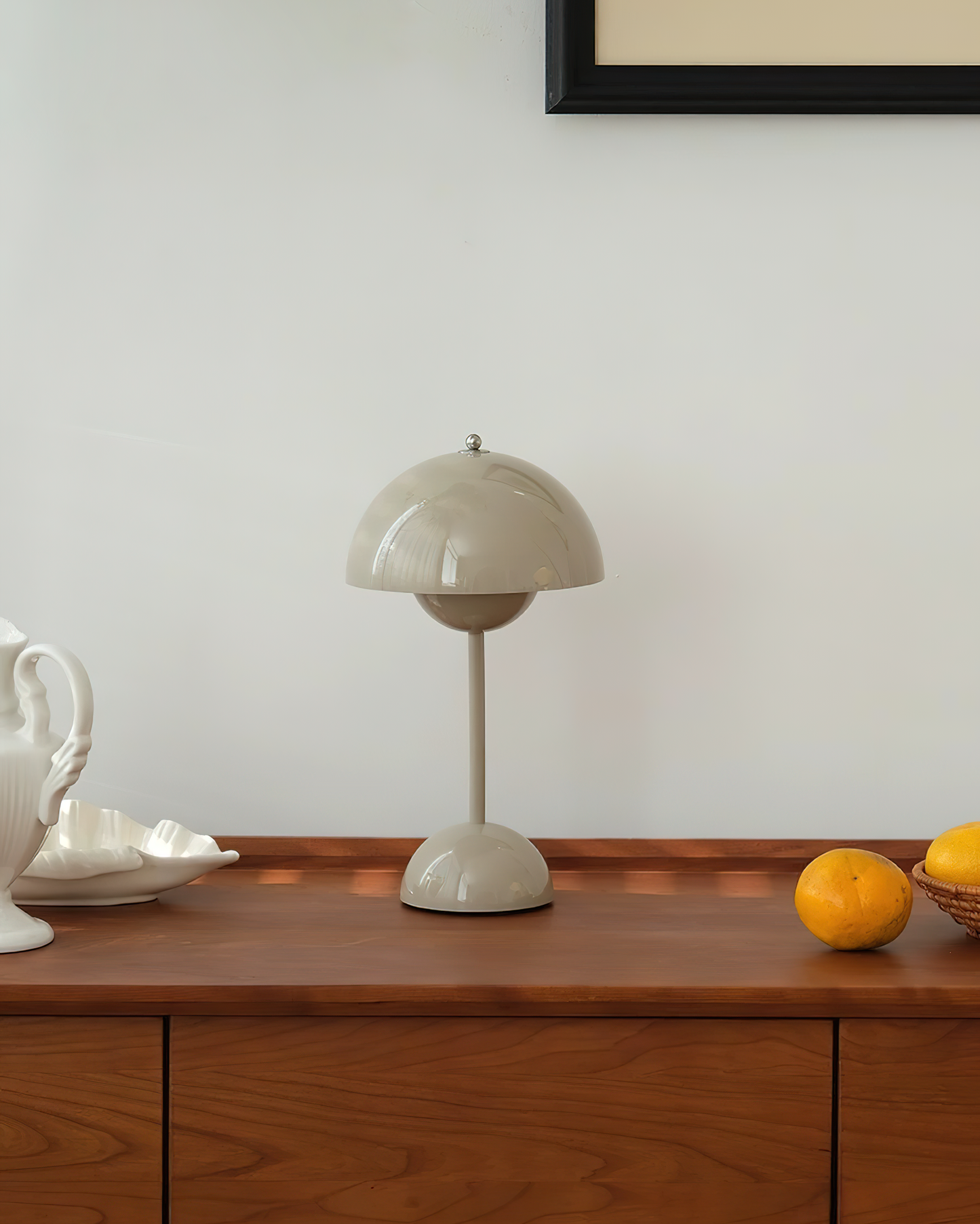 Élodie Rechargeable LED Desk Lamp with Double Sphere Design