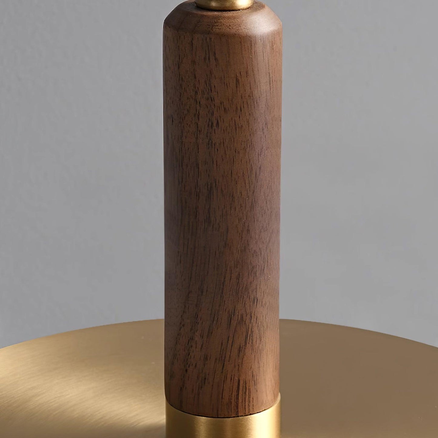 Auriane Glass LED Table Lamp with Brass Base Design