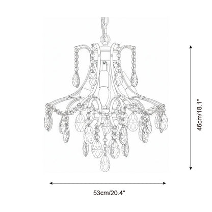 Célestine Crystal Wisteria Cascade Chandelier