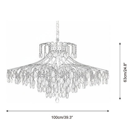 Célestine Crystal Wisteria Cascade Chandelier