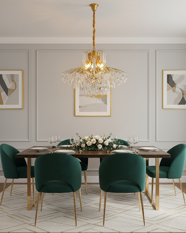 Célestine Crystal Wisteria Cascade Chandelier