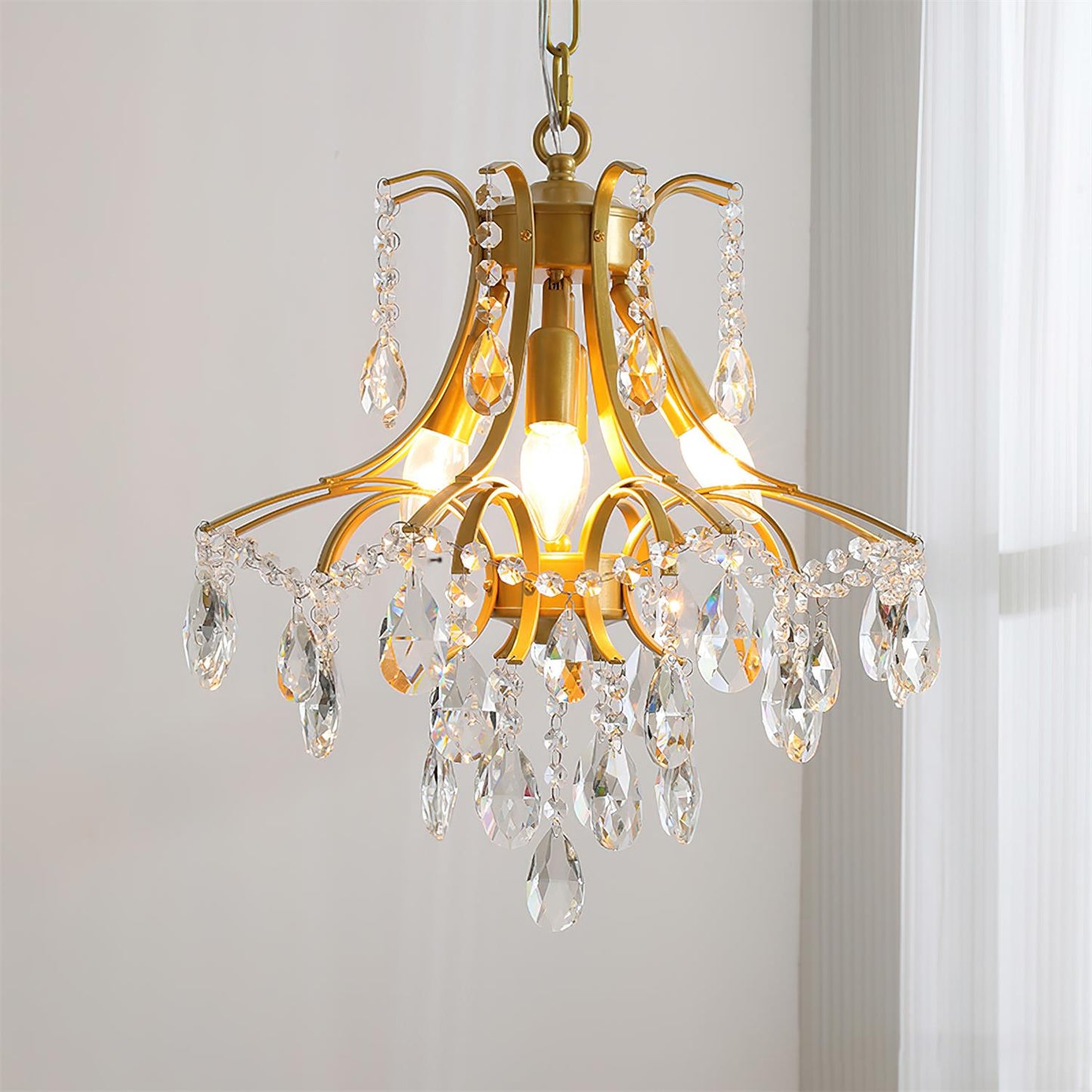Célestine Crystal Wisteria Cascade Chandelier