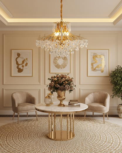 Célestine Crystal Wisteria Cascade Chandelier