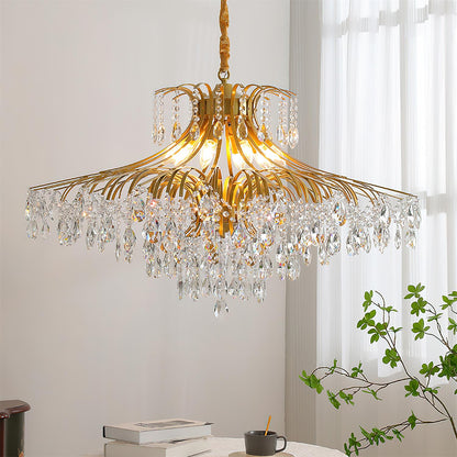 Célestine Crystal Wisteria Cascade Chandelier