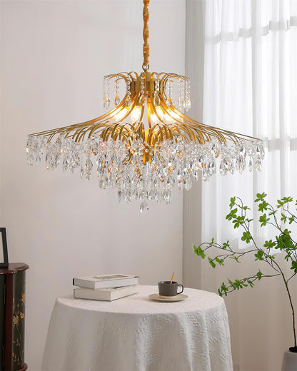 Célestine Crystal Wisteria Cascade Chandelier