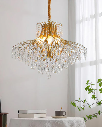 Célestine Crystal Wisteria Cascade Chandelier