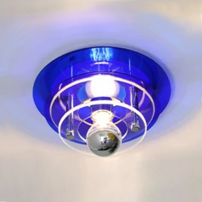 Élise Retro Color Layers Acrylic LED Ceiling Lamp