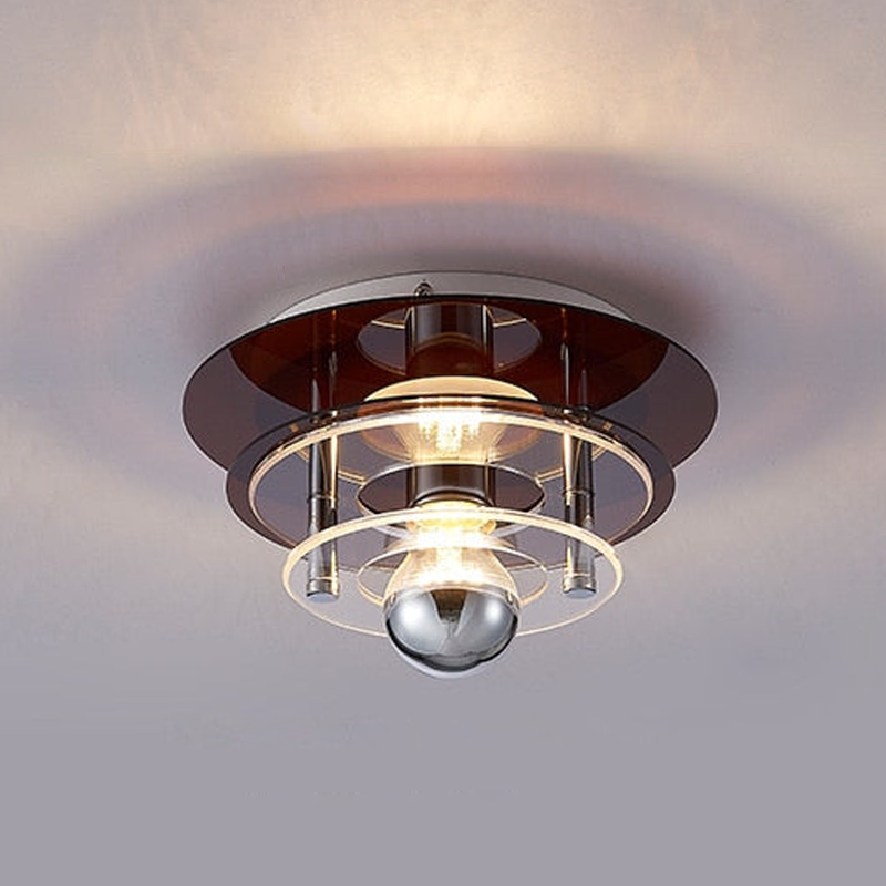 Élise Retro Color Layers Acrylic LED Ceiling Lamp