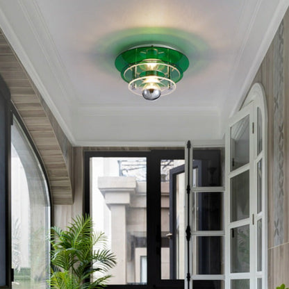 Élise Retro Color Layers Acrylic LED Ceiling Lamp