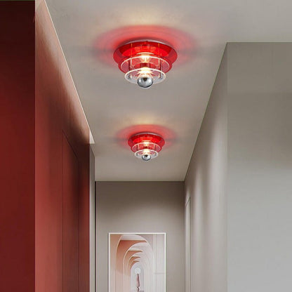 Élise Retro Color Layers Acrylic LED Ceiling Lamp