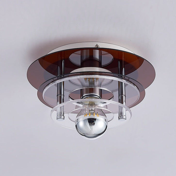 Élise Retro Color Layers Acrylic LED Ceiling Lamp