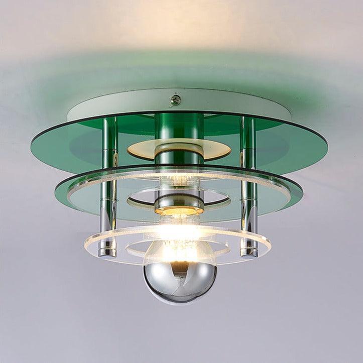 Élise Retro Color Layers Acrylic LED Ceiling Lamp