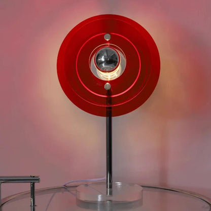 Sophie Retro Color Layers Acrylic LED Table Lamp Blue Accent Light