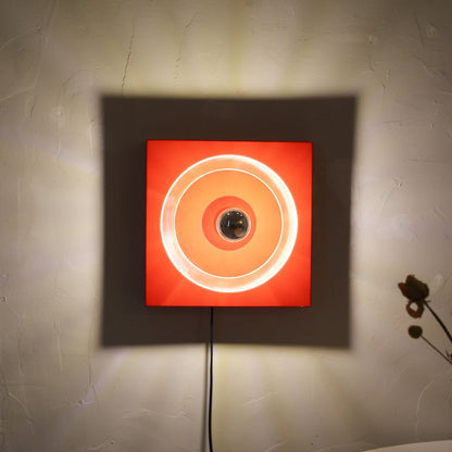 Camille Retro Square Space Age LED Wall Lamp